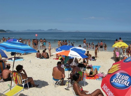 Beach, Copacabana, Rio de Janeiro, Brazil