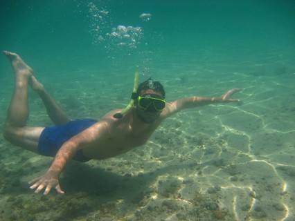 Diver, Sea, Ilha Grande, Rio de Janeiro, Brazil