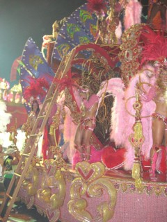 Car of Moulin Rouge Ballerinas, Concentration of the School of Samba Grande Rio, Carnival 2009, Rio