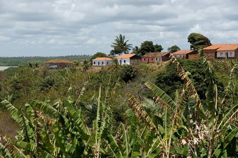 Landscape, Houses, Alcântara, Maranhão, Brazil