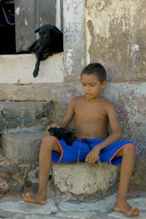 Boy, House, Alcântara, Maranhão, Brazil