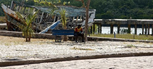 Broken boats, Alcântara, Maranhão, Brazil