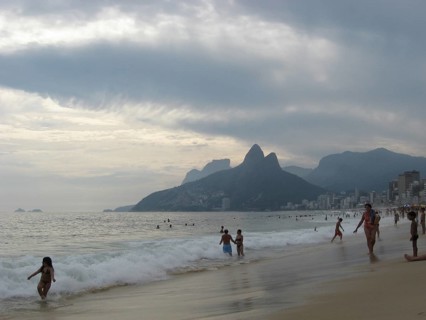 People, beach, City, Ipanema, Rio de Janeiro, Brazil