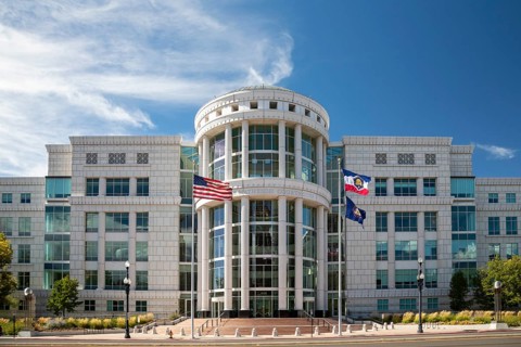 Salt Lake City, Utah - The Scott M. Matheson Courthouse, which houses the Utah Supreme Court and