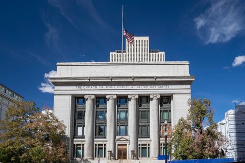 Salt Lake City, Utah - The Church Aministration Building, the headquarters of the Church of Jesus