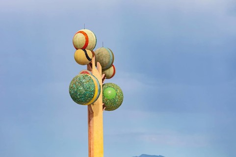 Wendover, Utah - Metaphor: The Tree of Utah, a sculpture sometimes called the Tree of Life. The