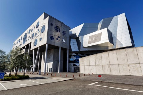 Concert hall und Musikkens Hus, House of Music, architect Coop Himmelblau, modern architecture,