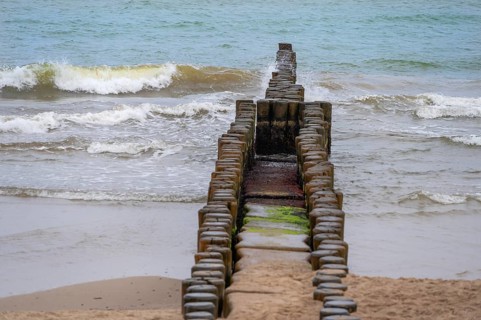 Grooves in the Baltic Sea, Darß, Mecklenburg-Western Pomerania, Germany