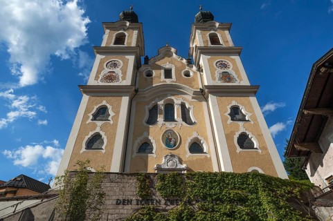 Baroque church of St. Jakob and St. Leonard, Hopfgarten im Brixentale, Tyrol, Austria