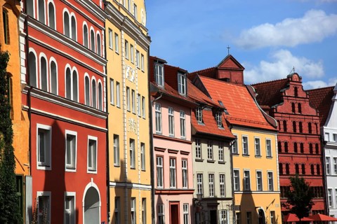 Old Town of Stralsund, Vorpommern-Rügen District, Mecklenburg-Western Pomerania, Germany