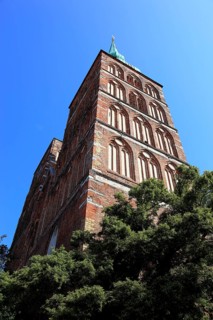 St. Nicholas Church, also St. Nicholas Church, in the urban area of Altstadt, Stralsund,