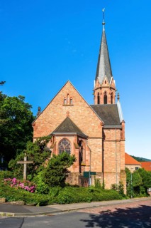 Evangelical St. John's Church, city of Miltenberg, Lower Franconia district, Germany