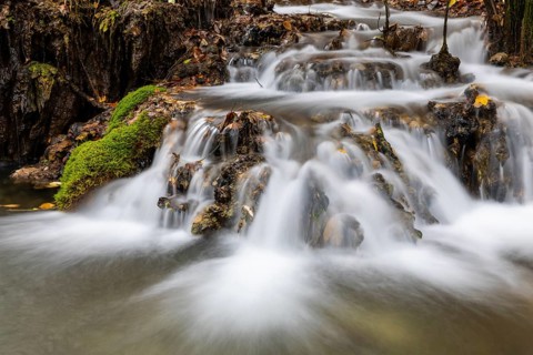 Sinterterrassen der Weißen Lauter, Bach, Water, Autumn, Donntal, Gutenberg, Swabian Jura,