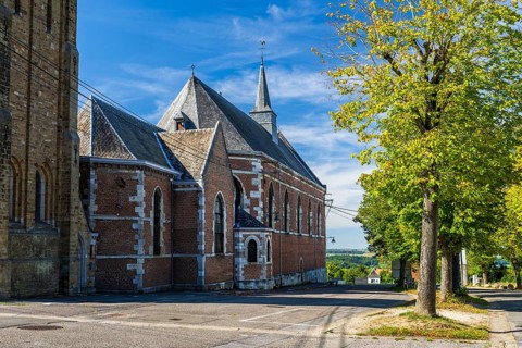 Pilgrimage Church of Notre-Dame de la Sarte, Wall of Huy, Chemin des Chapelles, Finish of the