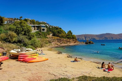 Panormos, Mykonos, Cyclades, Greece - Panormos, small town with sandy beach in the north of the