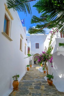 Ano Mera, Mykonos, Cyclades, Greece - The Panagia Tourliana monastery is the center of Ano Mera.