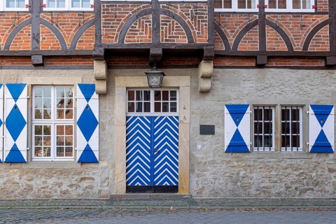 Old Town Hall of 1571, Horstmar, Münsterland, North Rhine-Westphalia, Germany