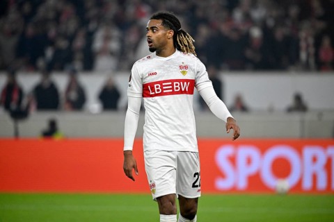 Lorenz Assignon VfB Stuttgart (22) Europa League, MHPArena, MHP Arena Stuttgart, Baden-Württemberg,