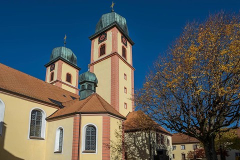 Monastery Church, St. Märgen, Southern Black Forest, Black Forest, Baden-Württemberg, Germany