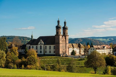 Baroque monastery church, St. Peter, Southern Black Forest, Black Forest, Baden-Württemberg,