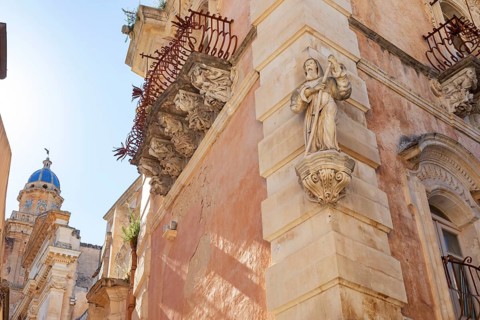 Palazzo Cosentini, Ragusa Ibla, Ragusa province, Sicily, Italy
