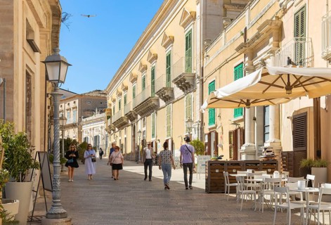 Historic town, Ragusa Ibla, Ragusa province, Sicily, Italy
