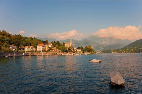 Chiesa di San Lorenzo a Tremezzo on Lake Como, Italian Lago di Como, one of the Upper Italian