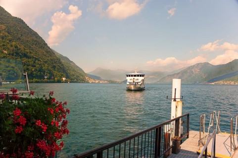 Lake Como, Italian Lago di Como, one of the Upper Italian lakes, Lombardy region, Italy