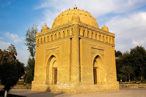 Samanid Mausoleum, a masterpiece of simplicity. Bukhara - the holy city, Uzbekistan