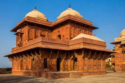 Birbal Bhavan Palace, Mughal City Fatehpur Sikri, Fatehpur Sikri, Uttar Pradesh, India