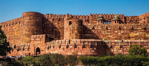 The Red Fort, Agra, Uttar Pradesh, India