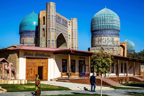 Bibi Xanom Mosque, Samarkand, Uzbekistan