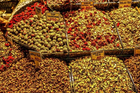 161/Egyptian bazaar with teas