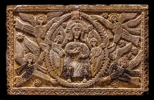 Ratchis Altarpiece with Christ on the Throne, 8th century, Museo Cristiano with masterpieces of