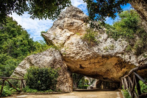 Quarry, Parco Archeologico della Neapolis, Sicily, Syracuse, Sicily, Italy