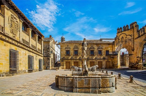 Lion Fountain in Plaza del Populo, Baeza