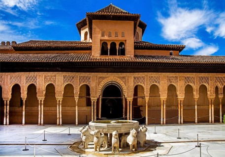 Lion Palace, Palacio de los Leones, with the Royal Family's Private Apartments, Nasrid Palaces,