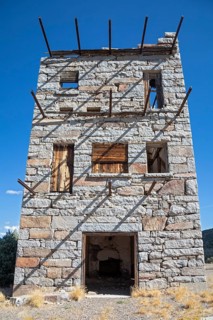 Austin, Nevada - Stokes Castle, built in 1897 by Anson Phelps Stokes, but occupied for only one