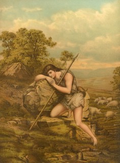 Biblical scene, Bible, The Prodigal Son. The parable of the prodigal son is a story told by Jesus