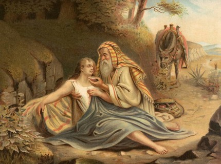 Biblical scene, Bible, The Good Samaritan, a member of the ethnic group that was despised by the