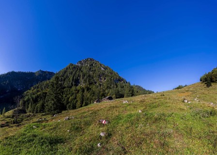Sonntagskaralm on the way to Rettenkogel, Strobl, Postalm, Osterhorn Group, Salzkammergut, Province