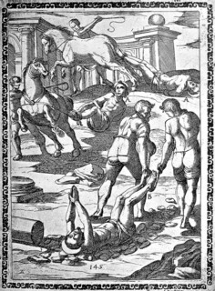 Torture, Torture, Inquisition, a. Condemned people tied to the neck or tail of wild horses and