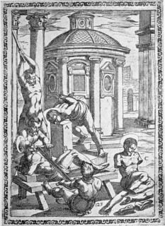 Torture, a. Killed with clubs or sticks, b. Sawed in half with an iron saw, c. hands and feet cut