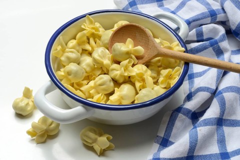 Saccottini, type of Italian pasta, pasta from Italy