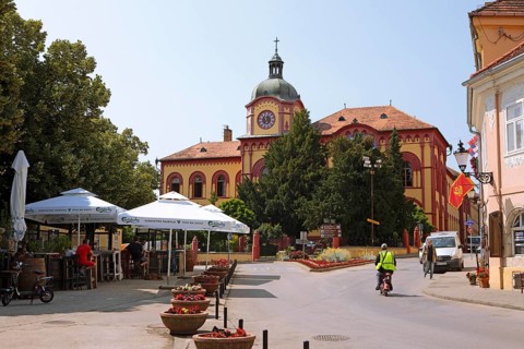 Sremski Karlovci, back the high school, Vojvodina province, Serbia