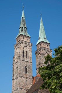 St. Sebald Church, Sebalduskirche, Altstadt, Nuremberg, Middle Franconia, Franconia, Bavaria,