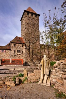 Keep, tower, Lichtenberg Castle, Oberstenfeld, Bottwartal, Löwensteiner Mountains,