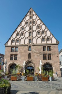 Mauthalle, former granary, architectural monument, old town, Nuremberg, Middle Franconia,