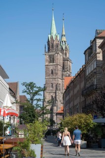 St. Lorenz Church, Lorenz Church, Gothic, Old Town, Nuremberg, Middle Franconia, Franconia,