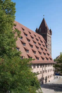 Youth hostel, formerly Kaiserstallung, Kaiserburg, Nürnberger Burg, Nuremberg, Middle Franconia,